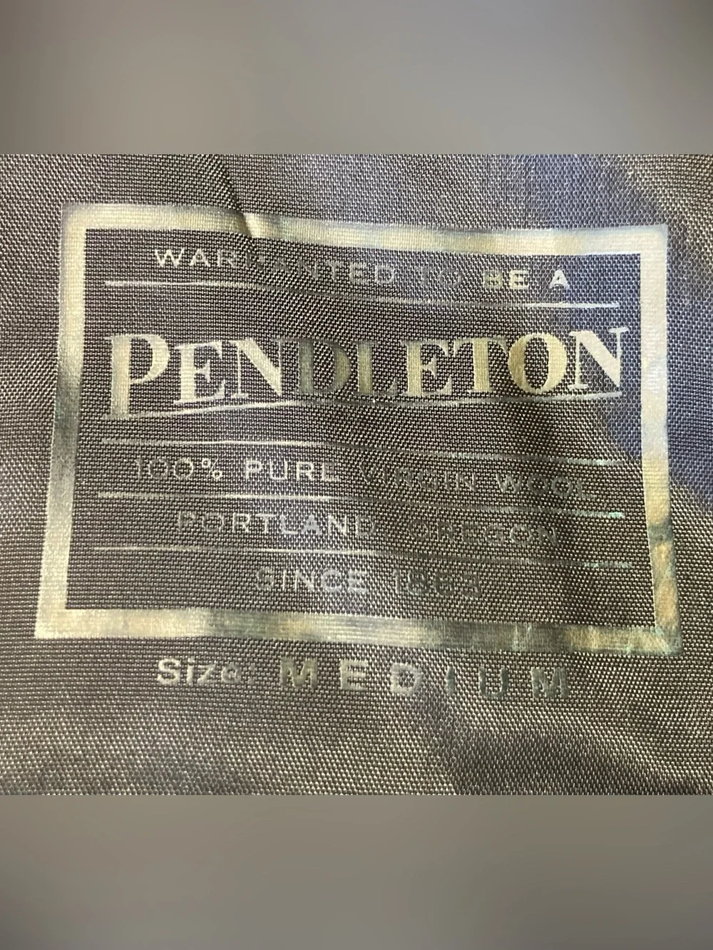 Pendleton Vintage 100% Virgin Wool Flat Cap Plaid Size Medium